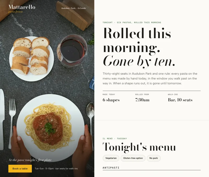 Mattarello homepage
