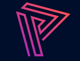 The 3Pod favicon: the gradient P on navy