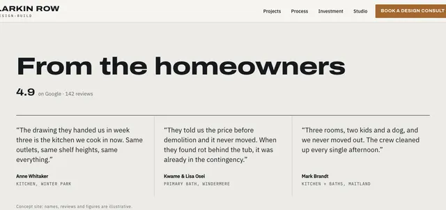 Concept screenshot: can we trust you in our home?