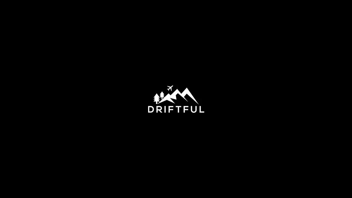 The Driftful YouTube cover: the white mark on black